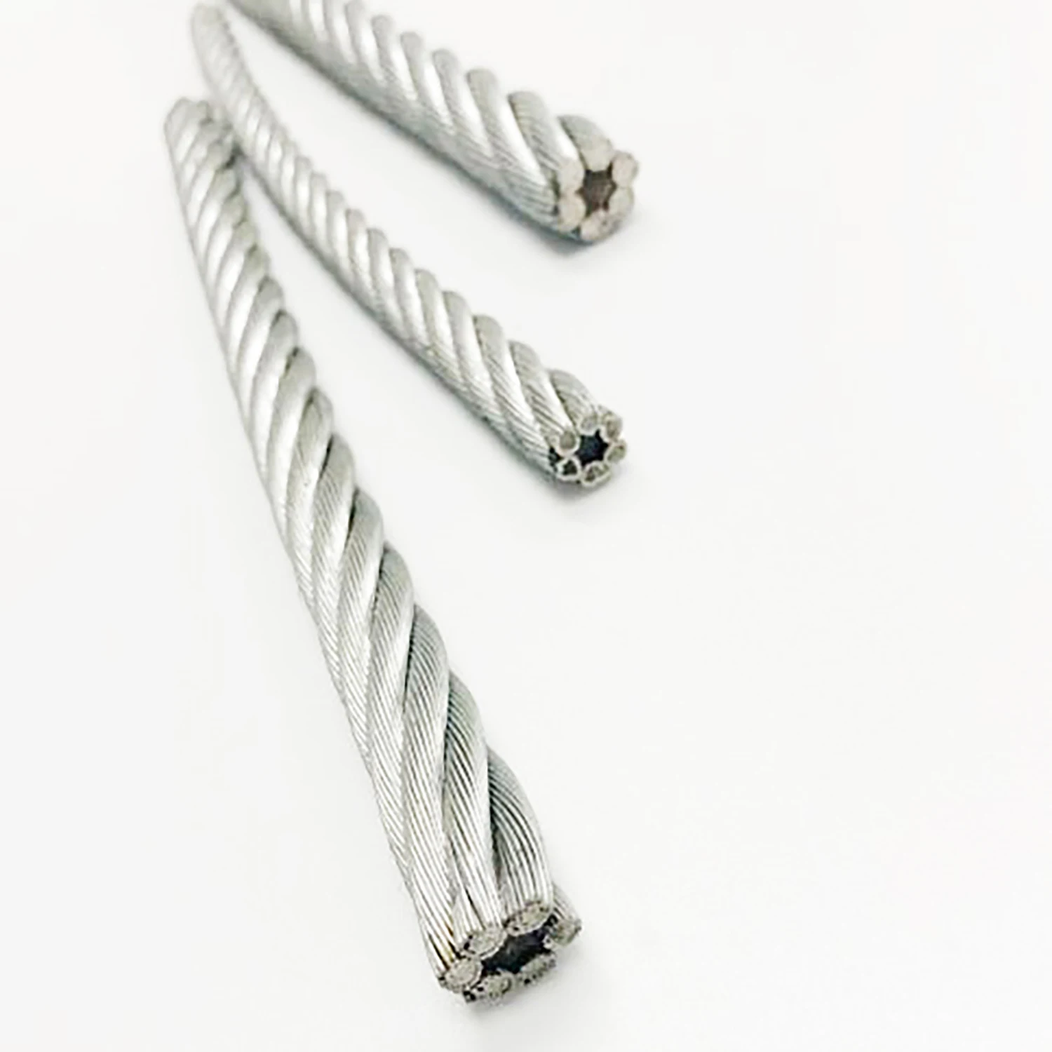 Steel Wire Rope for Hanging and Ground Galvanized Smooth Stainless Steel Wire Rope Traction Rope