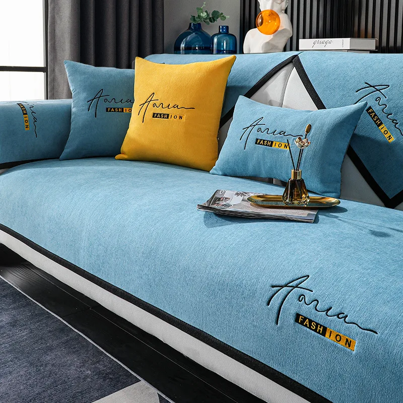 1pcs Anti-dirty Non-slip Sofa Cover Dog Mat Cushion All-inclusive Removable Multi-size Corner Sofa Towel Sectional Sofa Towel
