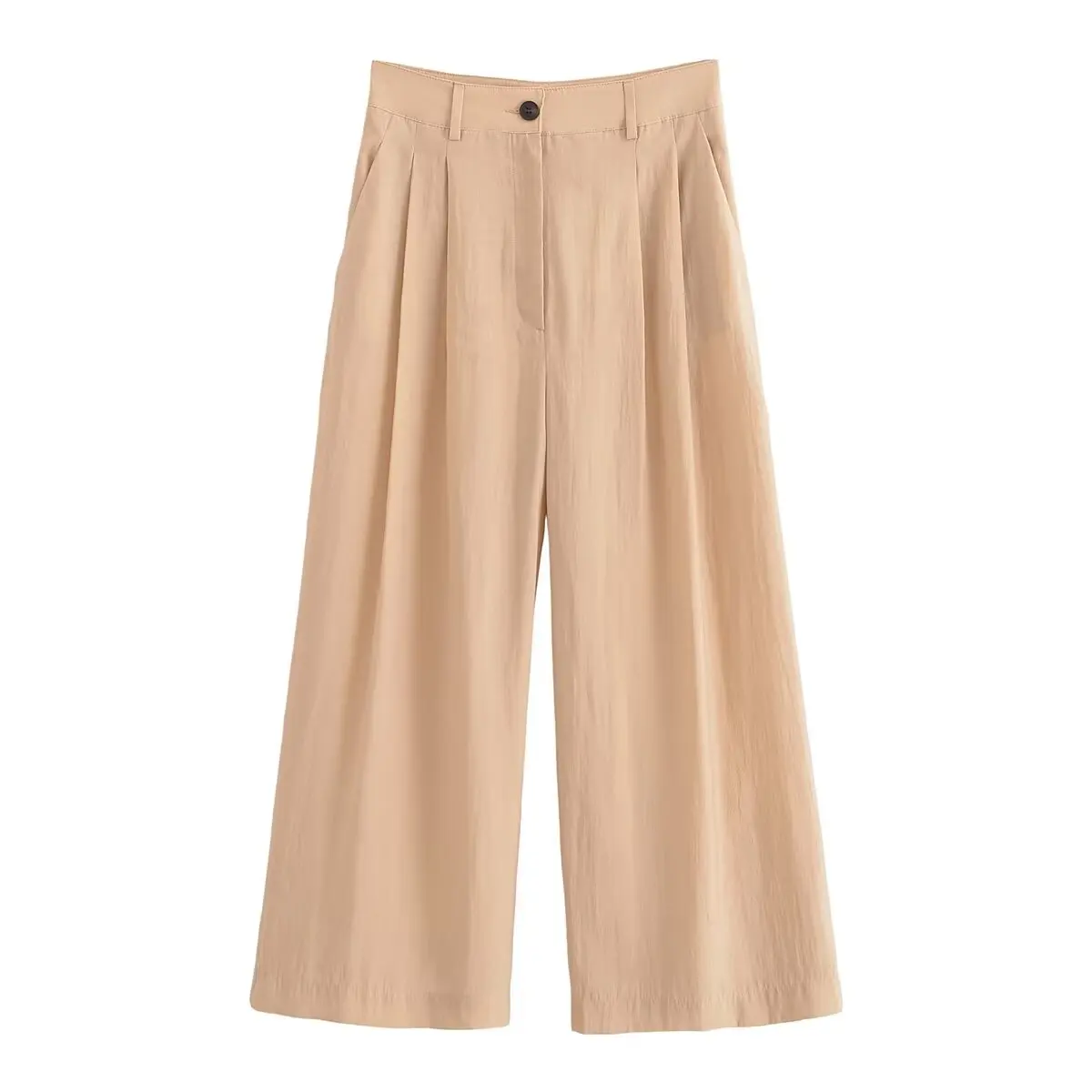 High-end loose slim straight pants for women fashionable and versatile lazy style wide-leg casual pants