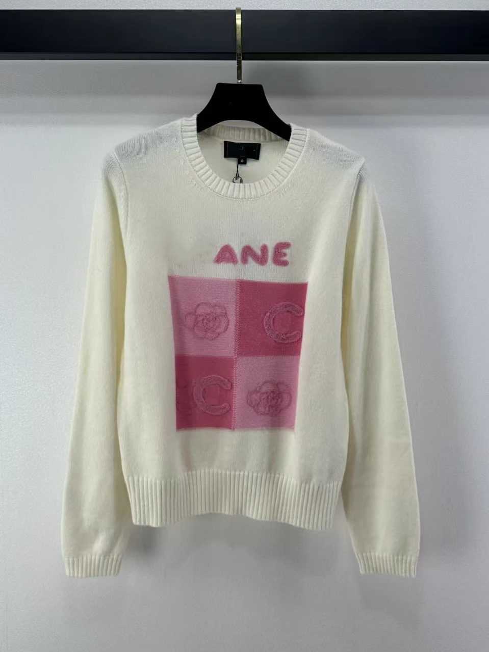 New Fall/Winter Casual, Fashionable & Versatile Round-Neck Color-Block Long-Sleeve Knit Top for Women