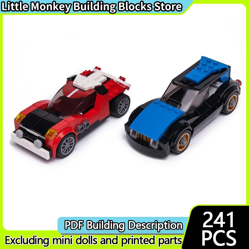 

Speed Racing Car Model MOC Building Bricks Classic City Car Modular Technology Children Holiday Gifts Assemble Toys Suit