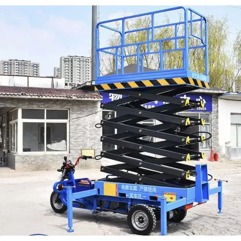 Elevador de tesoura em miniatura móvel para cilindro eletro-hidráulico de carregamento de carga