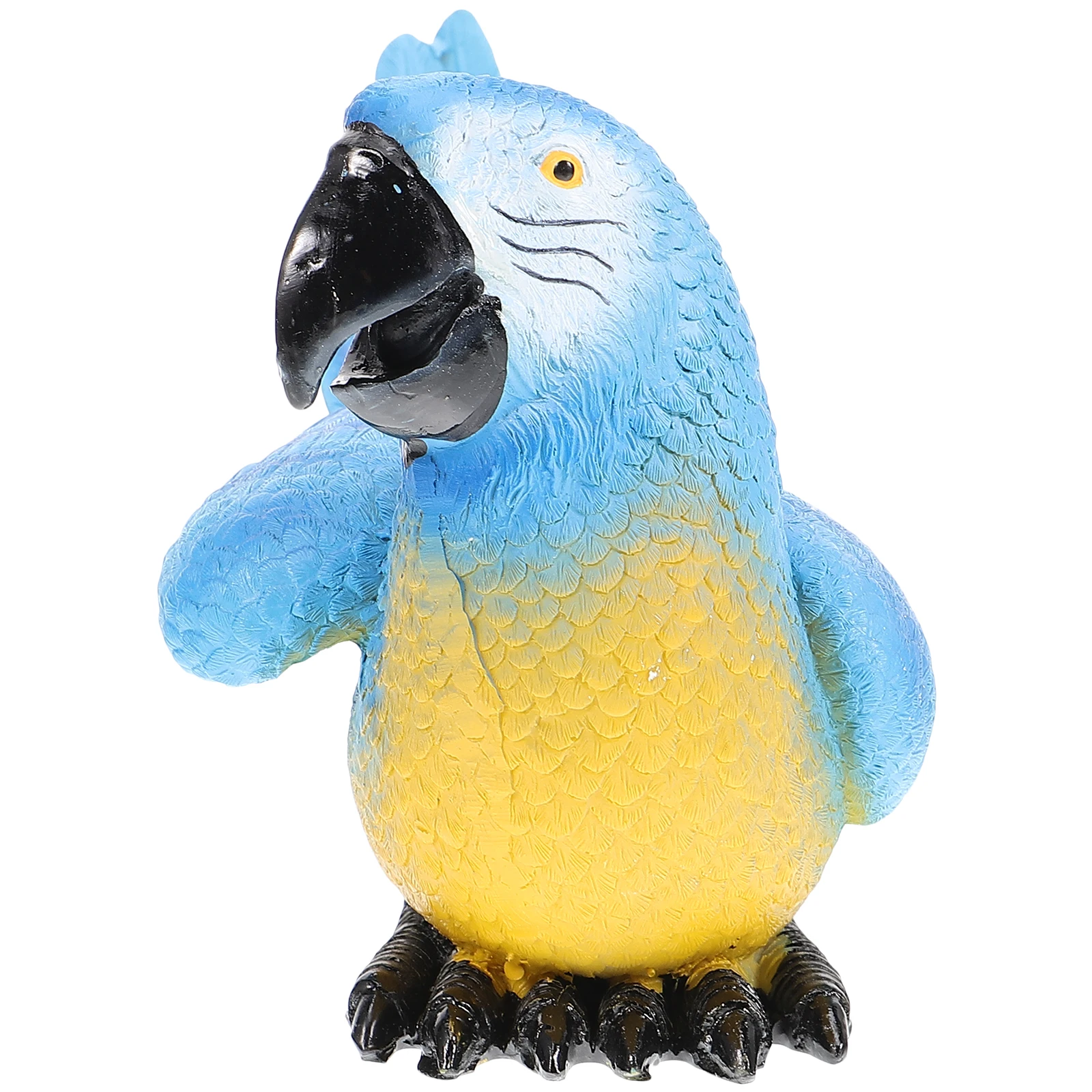 

Realistic Resin Parrot Ornament Artificial Bird For Garden Yard Plant Pot Decor Home Greening Decoration Scene Layout