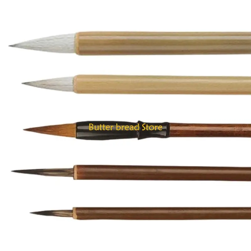 W89C Chinese Brush Sumi Drawing Brush Beginner Set for Chinese Inks Painting Sketching