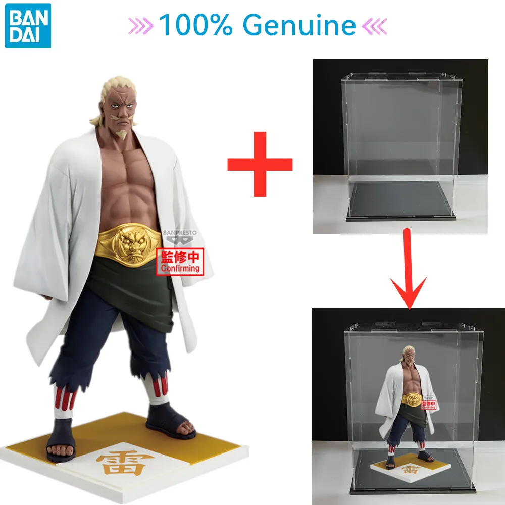 Figura de acción de PVC original de Banpresto del anime Naruto, Yondaime Raikage, figura de acción de BANDAI de Naruto Shippuden, juguetes de PVC para regalo.