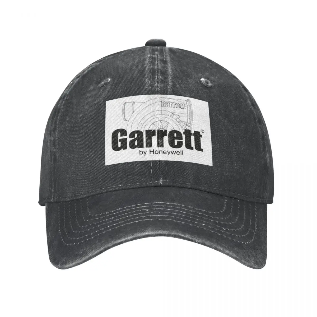 Garrett Turbo Logo Sticker Cowboy Hat Gentleman Hat Rugby Streetwear Luxury Man Hat Caps For Women Men's