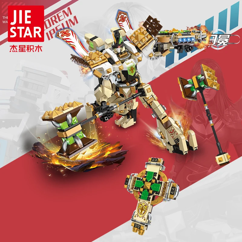 Kill Angel Armed Fighter Armor Building Block Puzzle Combination Robot Transformation Battle Knight Model Decoration Moc Bricks