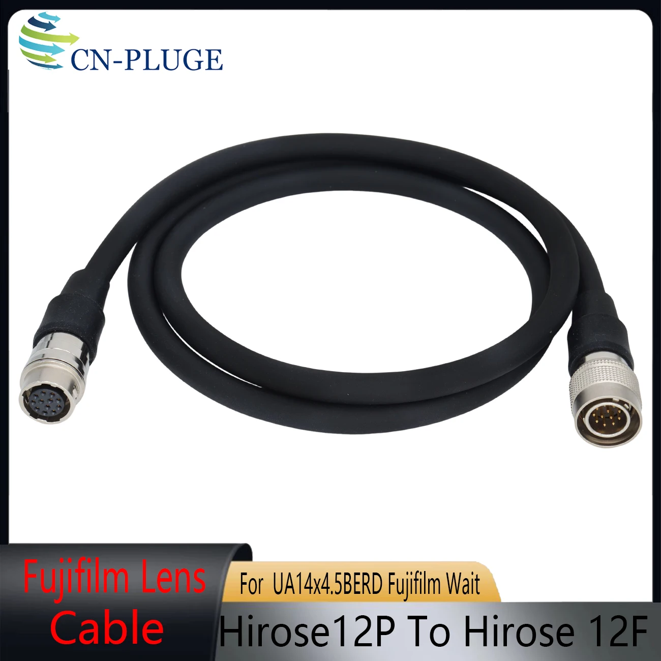 Fujifilm UA14x4.5BERD/ UA13x4.5BERD / UA22x8BERD 4K Lens Follow Focus Extension Cable Hirose 12 Pin To Hirose 12 Pin Female Plug