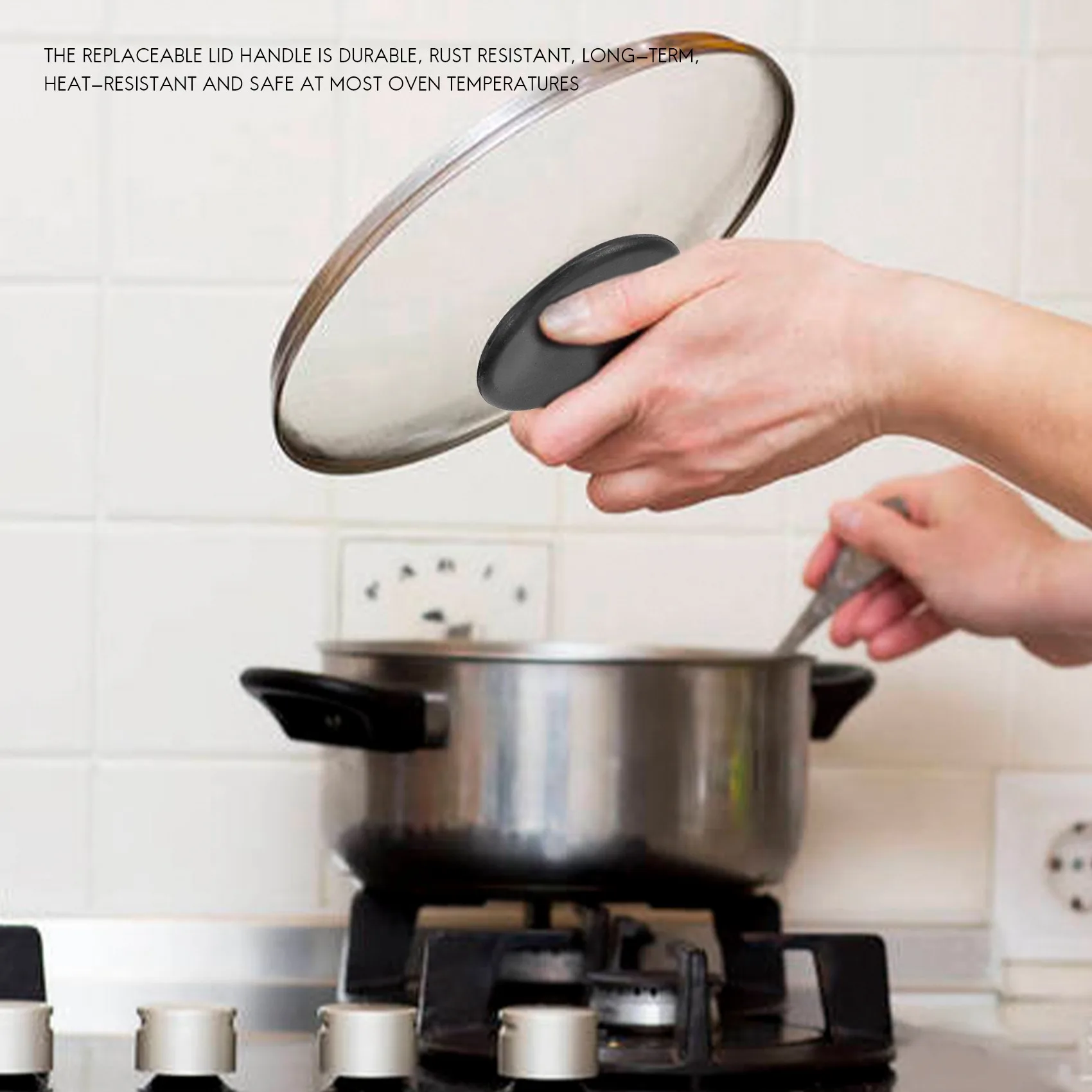 4-zestaw bakelitowe pokrętło piekarnika holenderskiego do holenderskiej Le Creuset, Aldi, Lodge emaliowane holenderskie