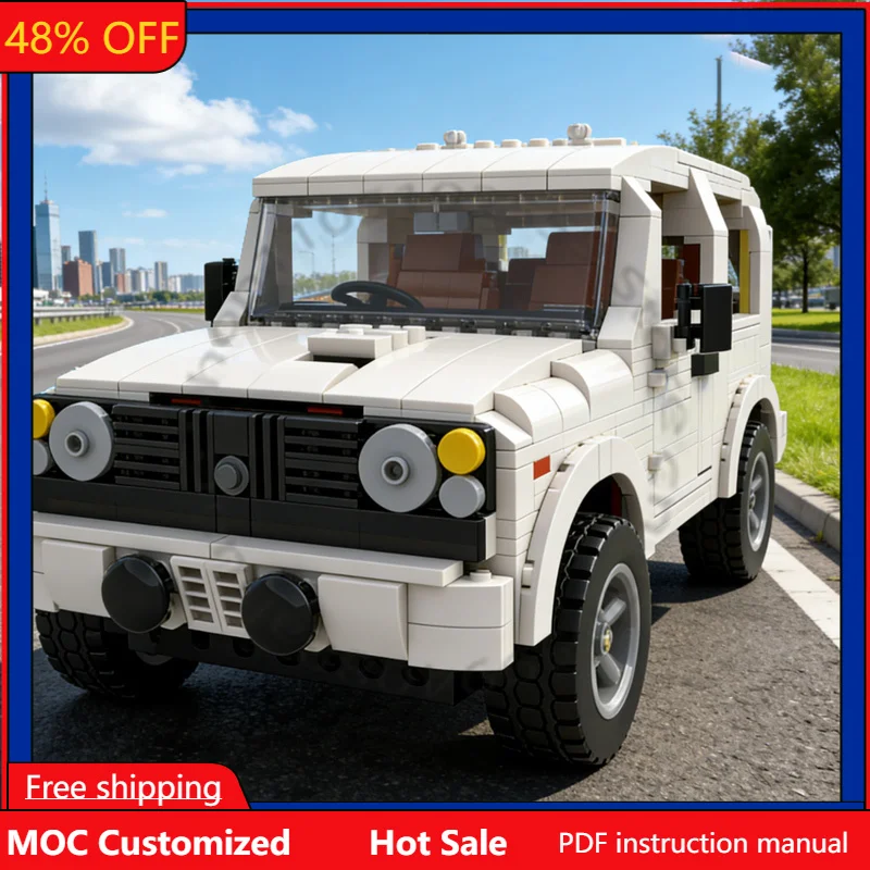

Конструктор 949 деталей: Гиперкар Jimny MOC, модульный, креативный дизайн, развивающий, для самостоятельной сборки, подарок для мальчиков на праздник