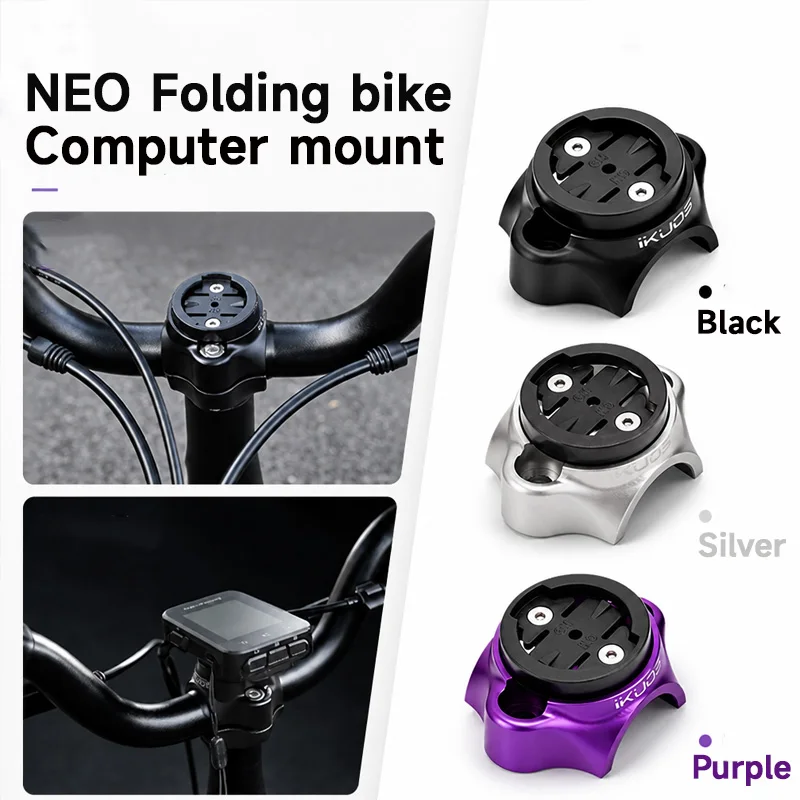 Bicycle computer mount For JAVA NEO Folding bike Dual Bolt Stem Top Cap holder for Garmin Bryton wahoo Bicycle computer holder
