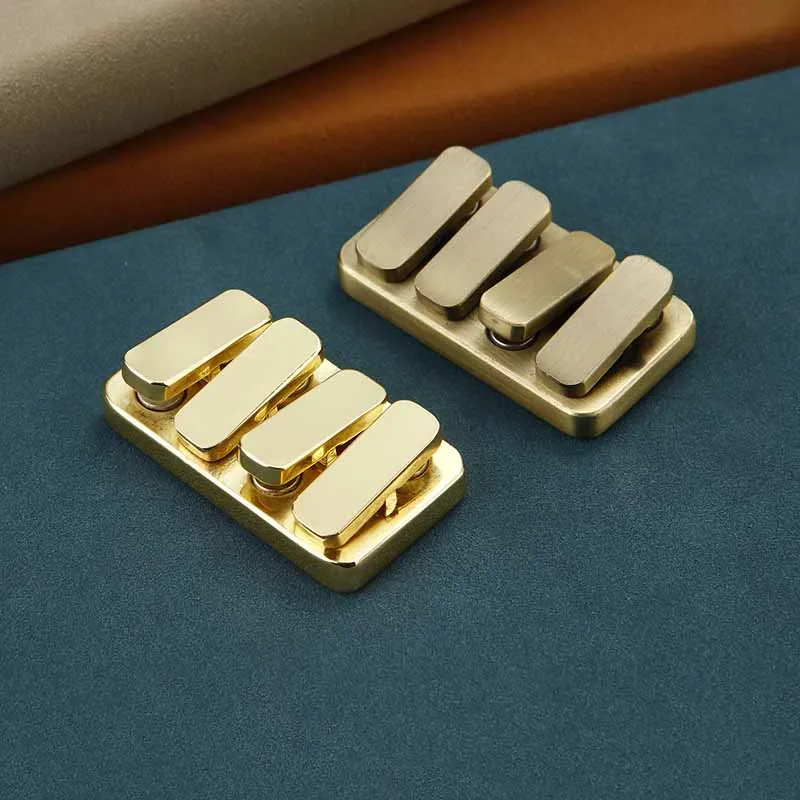 Rectangular Press See-saw Zinc Alloy Mini Push Cards Portable Toys Magnetic Ringing Coins Stress Relief Gadgets Fingertip Gyro