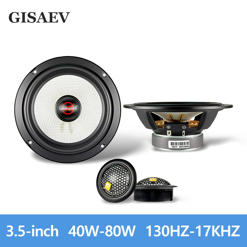 6.5-inch 240W (2×120W) Car Speaker Set, Coaxial Speakers, Silk Dome Tweeters, Lossless Installation for Woofers
