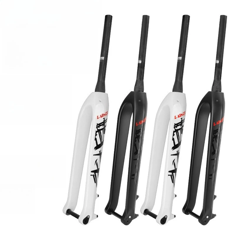 

1pc Mountain Bike Carbon Fiber Front Fork 27.5 Inch/29 Inch Ultra Light Straight Pipe Front Fork Bicycle Parts