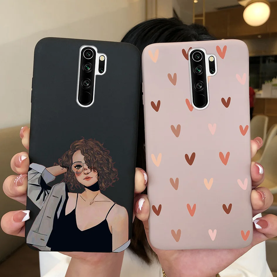 Case For Xiaomi Redmi Note 8 Pro Cute Flower Daisy Girl Butterfly Avocado TPU Cover Coque For Redmi note 8 pro 8pro Fundas Capa