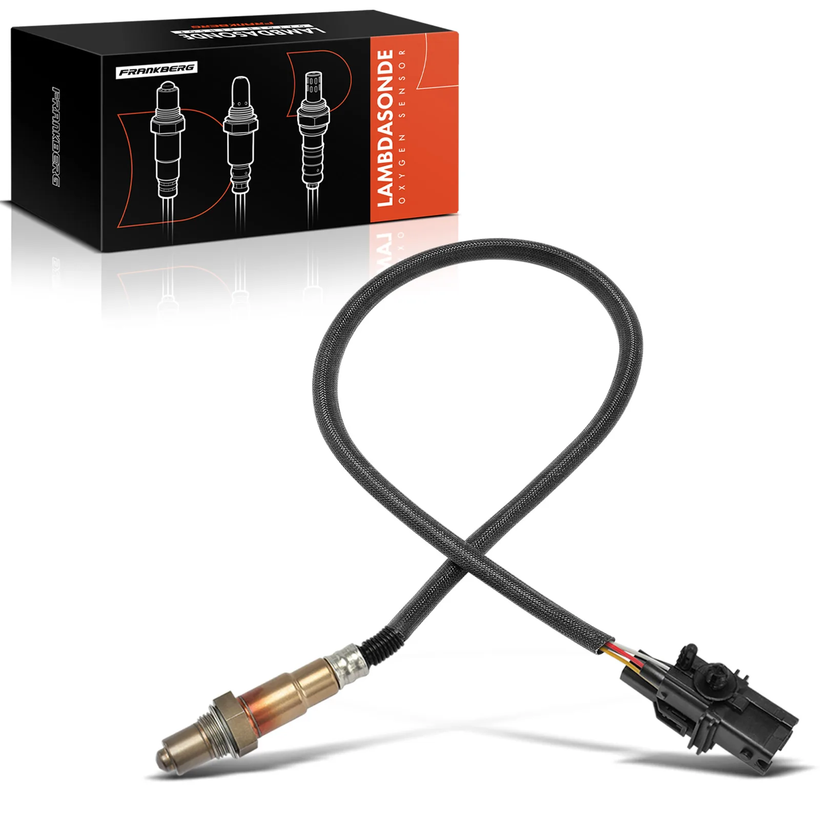 Frankberg 1x Lambdasonde Controlesonde vóór katalysator voor Alfa Romeo 156 Ford Focus II Nissan 22693-CD700
