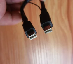 Mini Displayport Extension Cable Cord Thunderbolt 2 Mini DP Male to Mini DP Male 4K 60Hz 6ft 0.2M