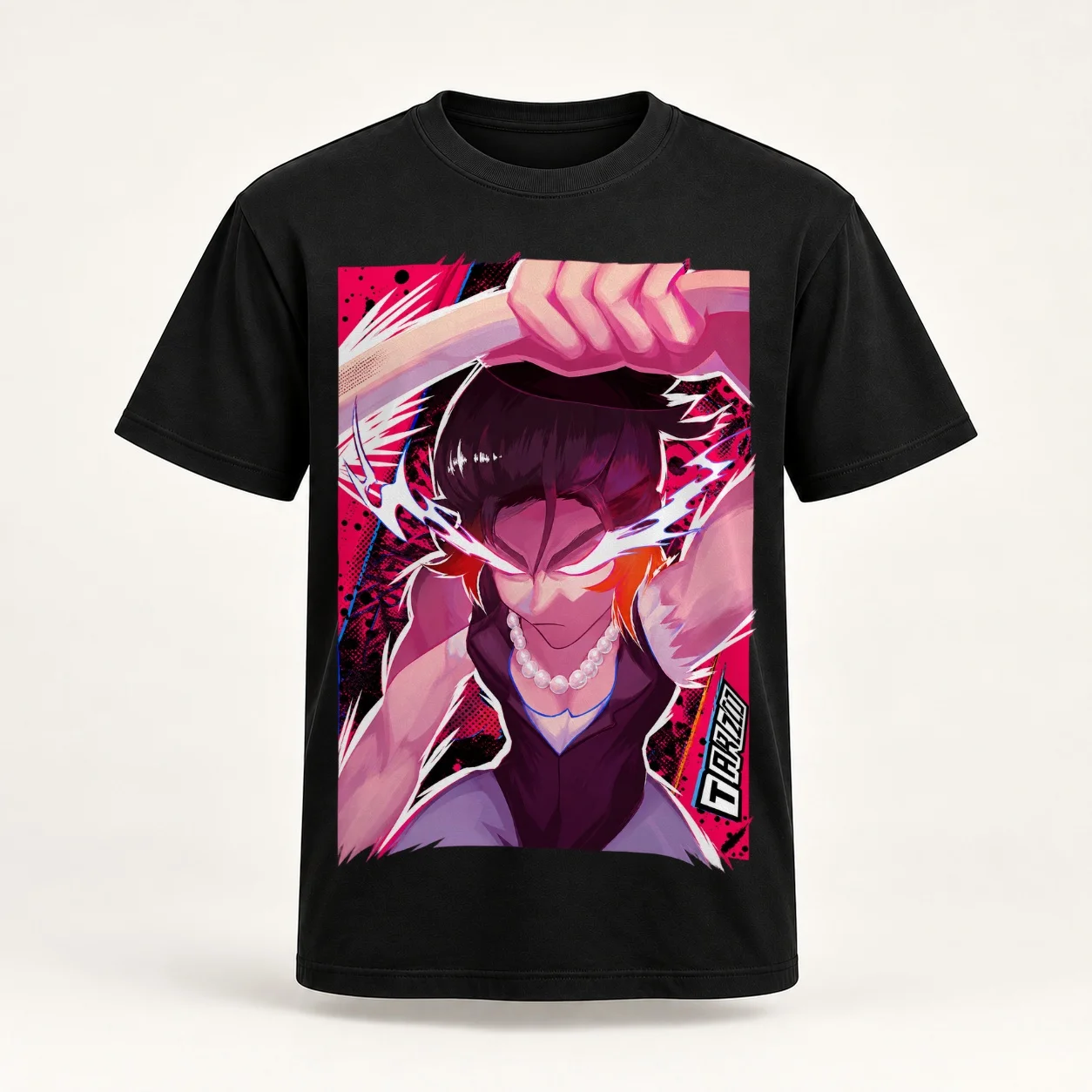 Masked Anime Fighter With Glowing Eyes Classic Women T-Shirt vintage clothes cute clothes tops Womens graphic t shirts