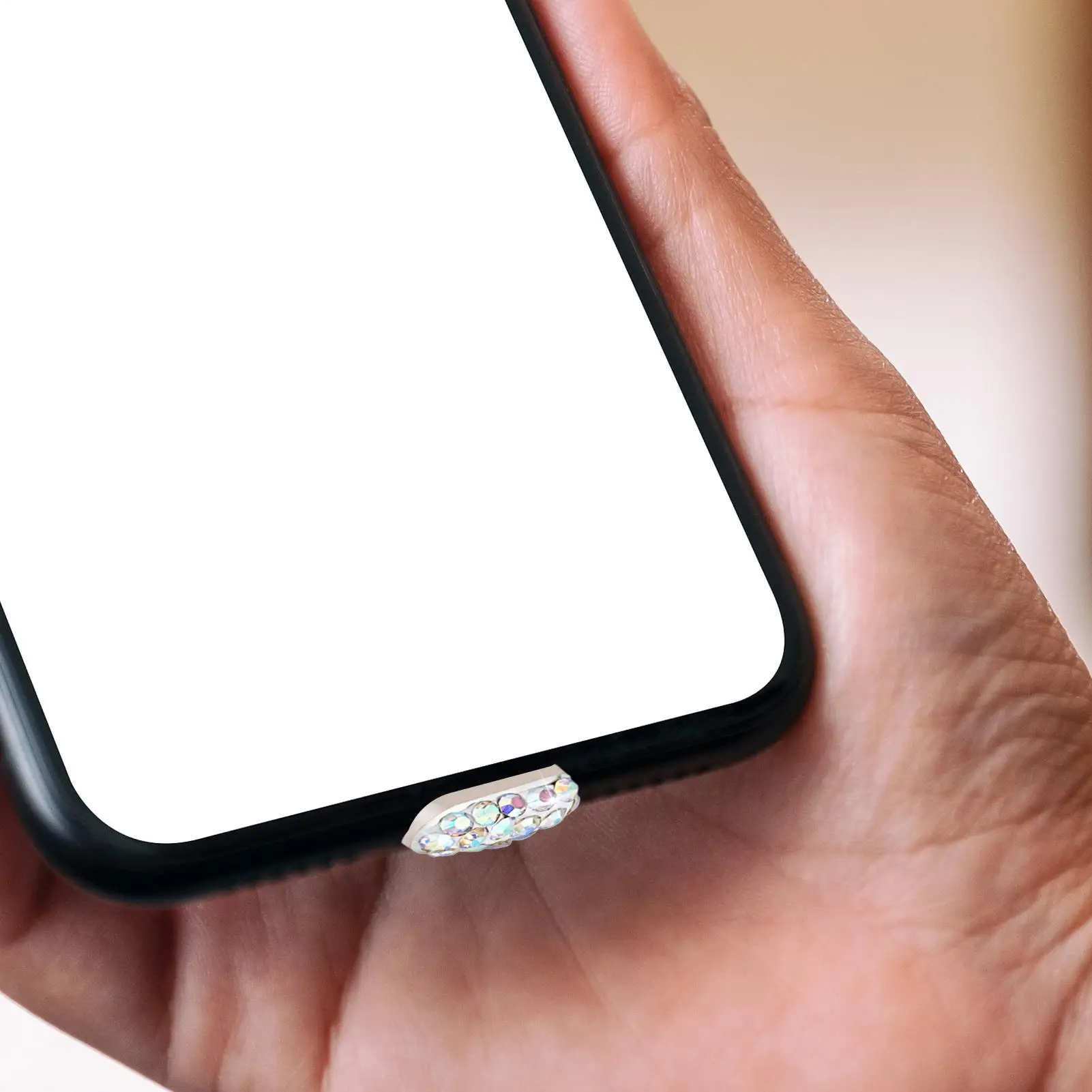 

Type-c, инкрустированная бриллиантами пылезащитная заглушка для мобильного телефона со стразами и кристаллами, пылезащитная крышка порта зарядки для большинства телефонов Type-C