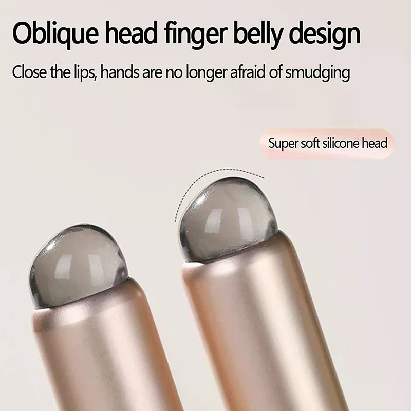 1 قطعة فرشاة الشفاه سيليكون مستديرة رئيس فرشاة المخفي فرشاة الشفاه فرشاة إصبع اللب فرشاة غطاء أحمر الشفاه فرشاة للمكياج أدوات ماكياج #5