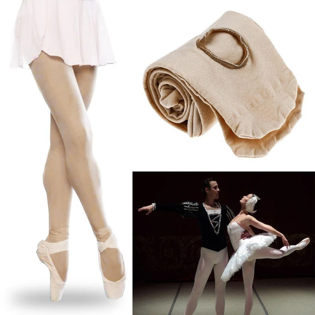 

Adult Ballet Tights Skin Color Elastic Tear Resistant Feet Band Dance Class Tights for Women Girls Comfortable