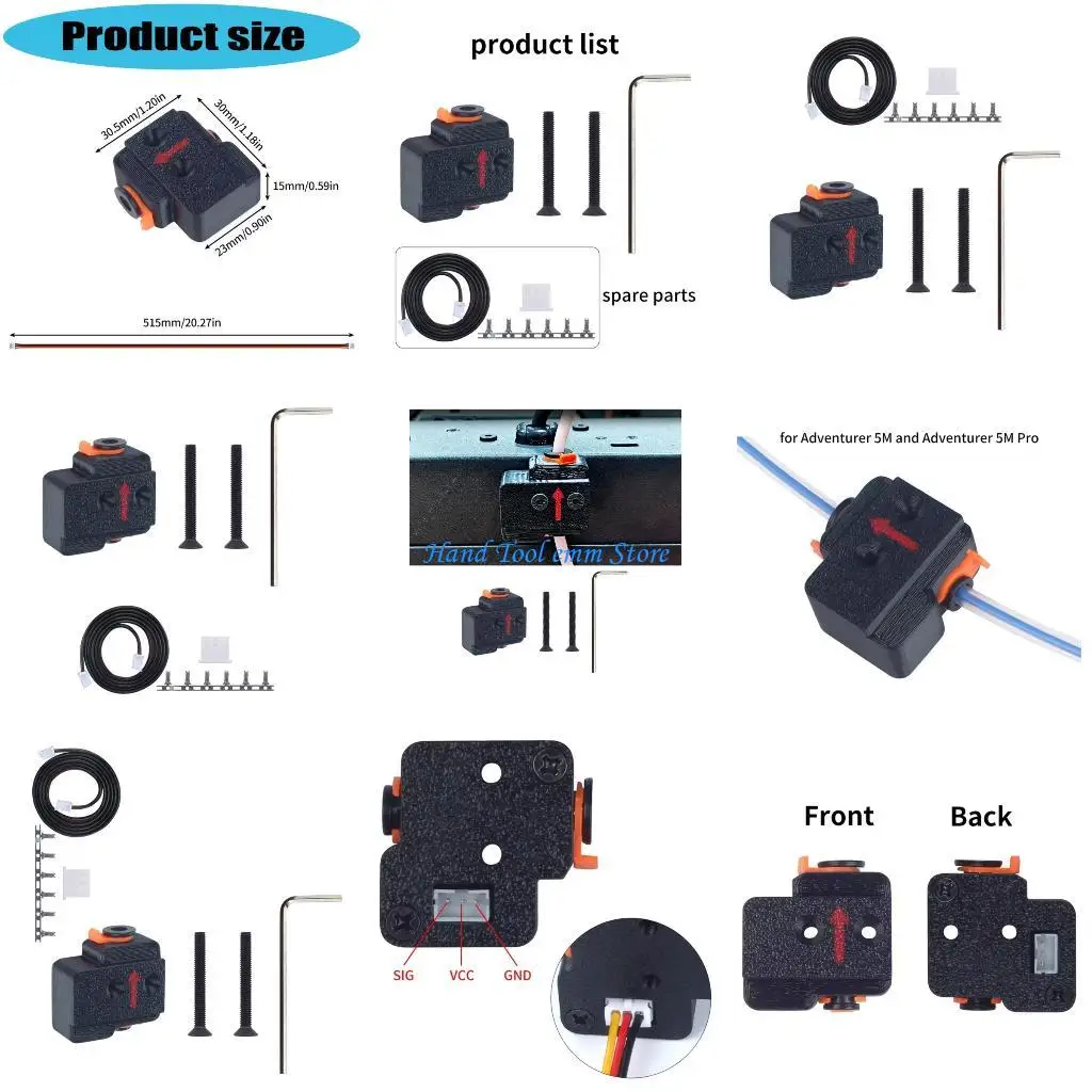 

H37F Printer Filaments Sensoring ABS Quick Setups Multiple Devices Compatible