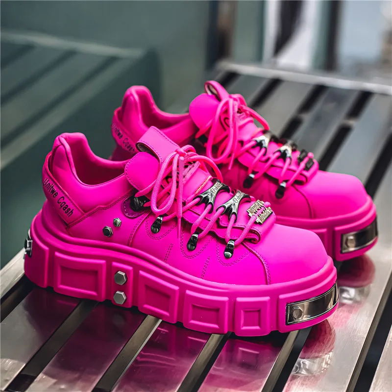 2026 Spring and Autumn New Thick soled Height Increasing Casual Board Shoes Popular Men's Shoes