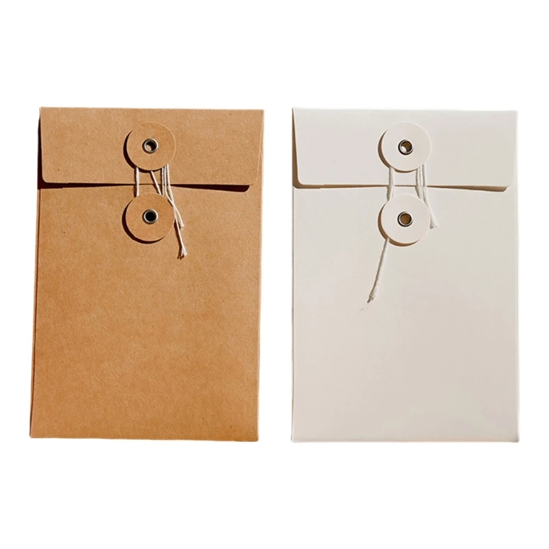 20Pcs/set Paper Envelopes Invitation Envelopes Postcard Envelope Paper Envelopes Brown Envelopes Card Envelopes F19E