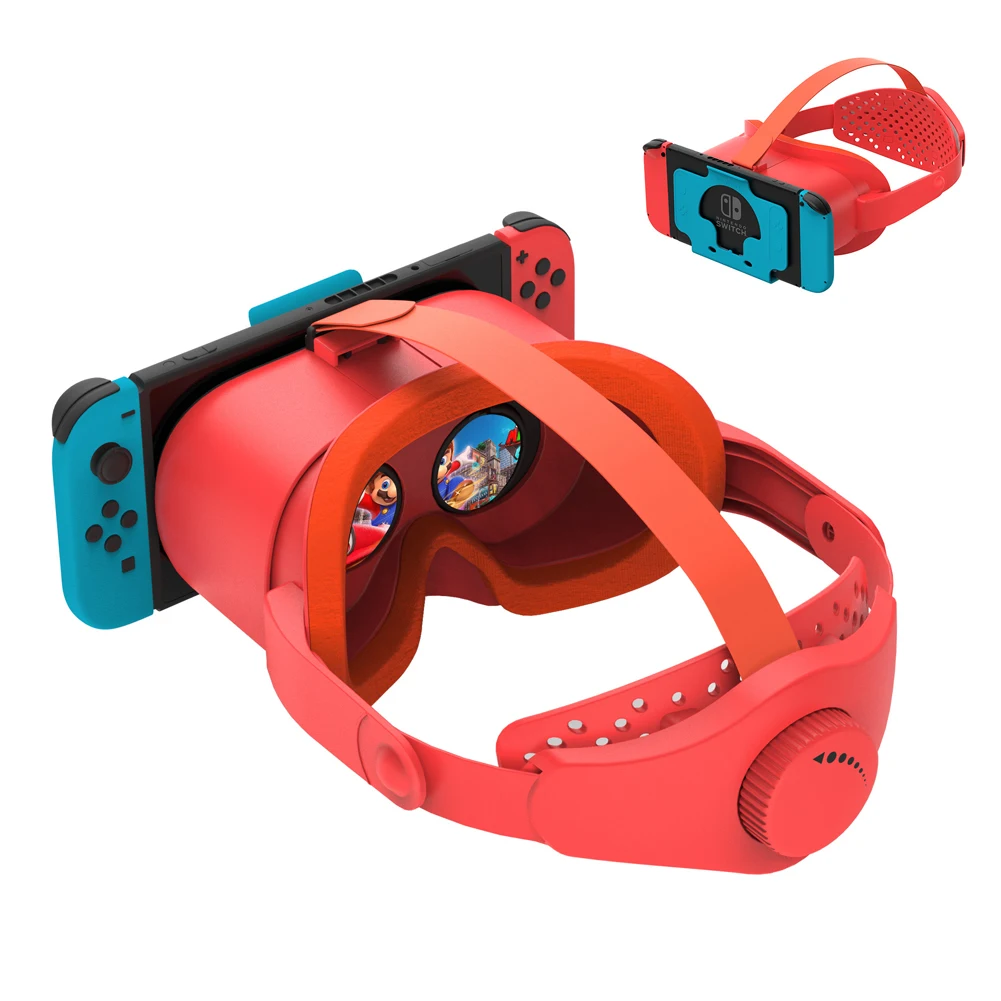 VR Headset Virtual Reality Headset with Adjustable Lens & Strap with Adjustable Pupil Distance for Nintendo Switch/Switch OLED