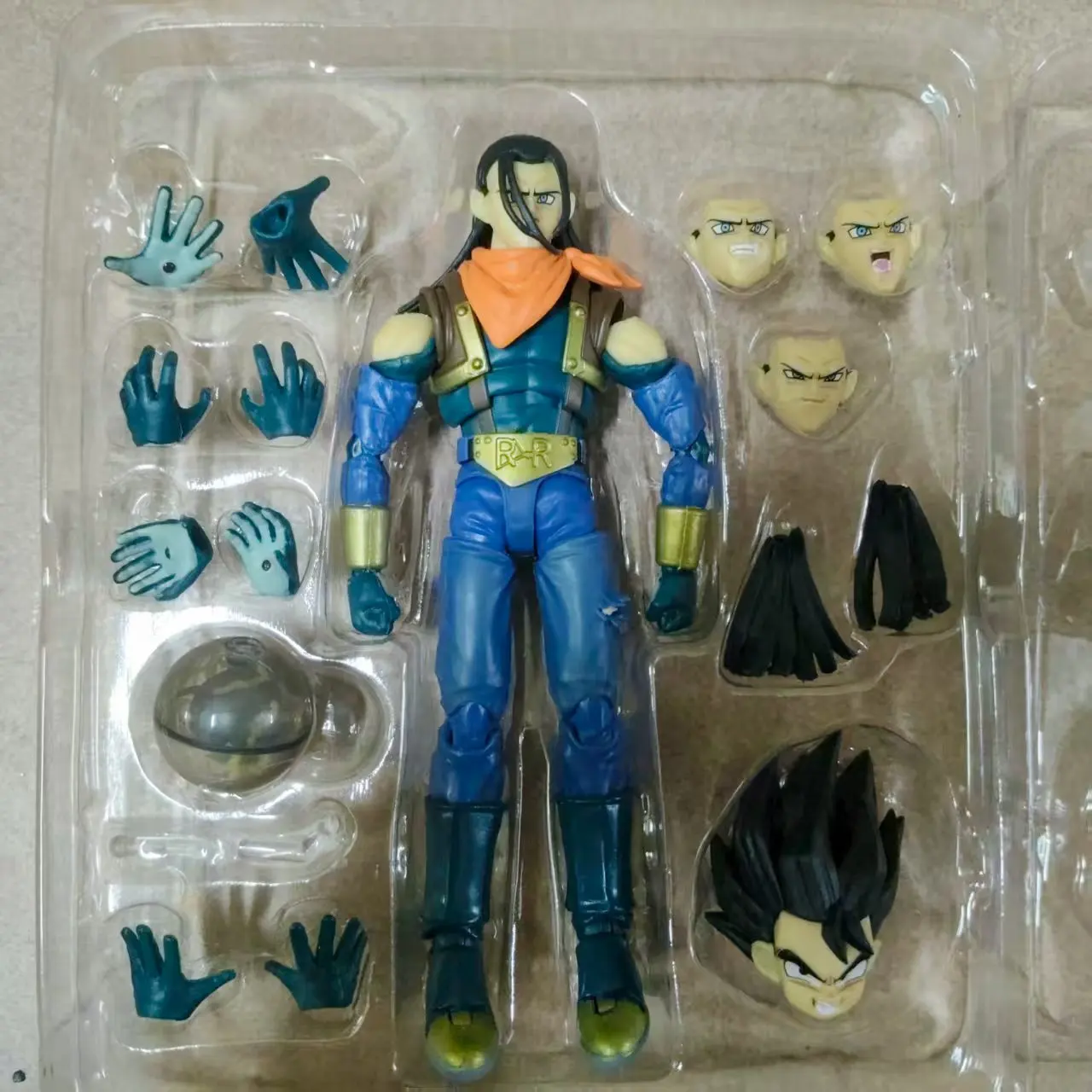 

S.H.Figuarts SHF SUPER Android 17 Dragon Ball Super Modeling Simple Style & Heroic Action Figure Model Toys Gift Room Ornament