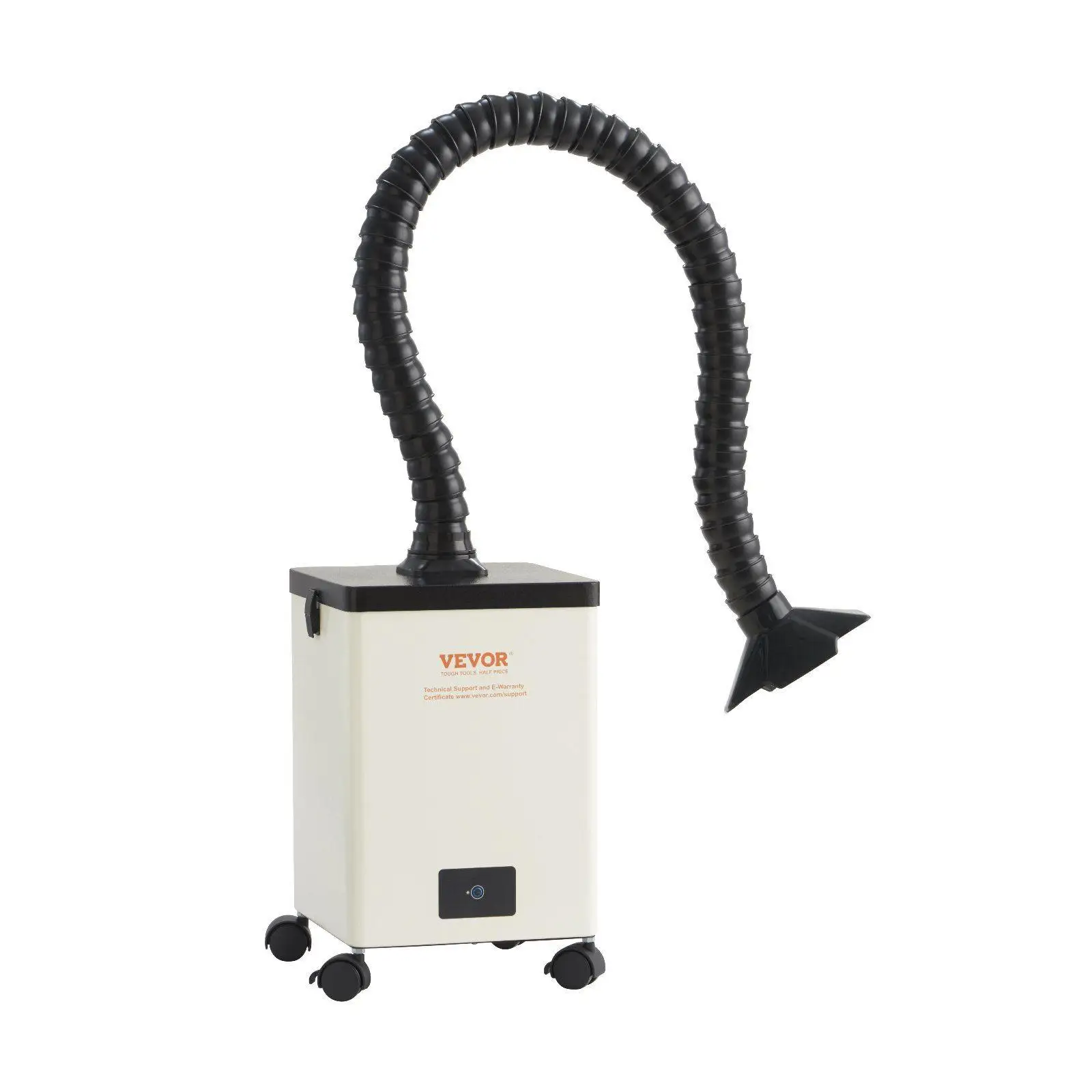 

150W 332m³/h 3-Stage Smoke Extractor with 99.99% Filtration 47.2in Flexible Duct Low Noise 70dB Compact Footprint