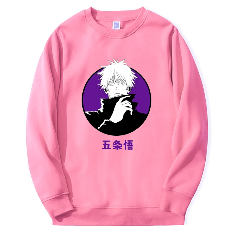 

Hot Anime 2024 Jujutsu Kaisen Sweatshirt Men Women Gojo Satoru Manga Graphic Hoodie Oversize New Casual Tracksuit Harajuku Hoody