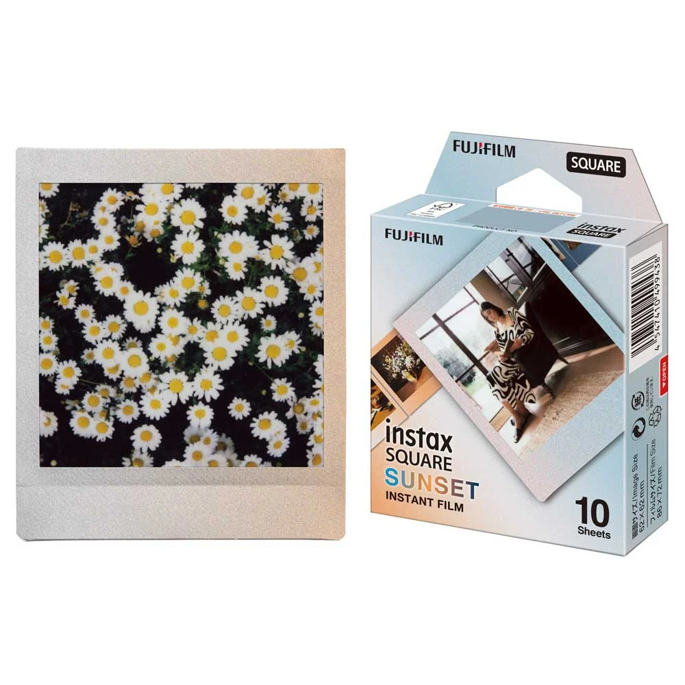 New Fujifilm Instax SQUARE Sunset Photo Paper 10-50 Sheets for Fujifilm Instax SQUARE SQ6 SQ10 SQ20 Hybrid Instant Film Camera