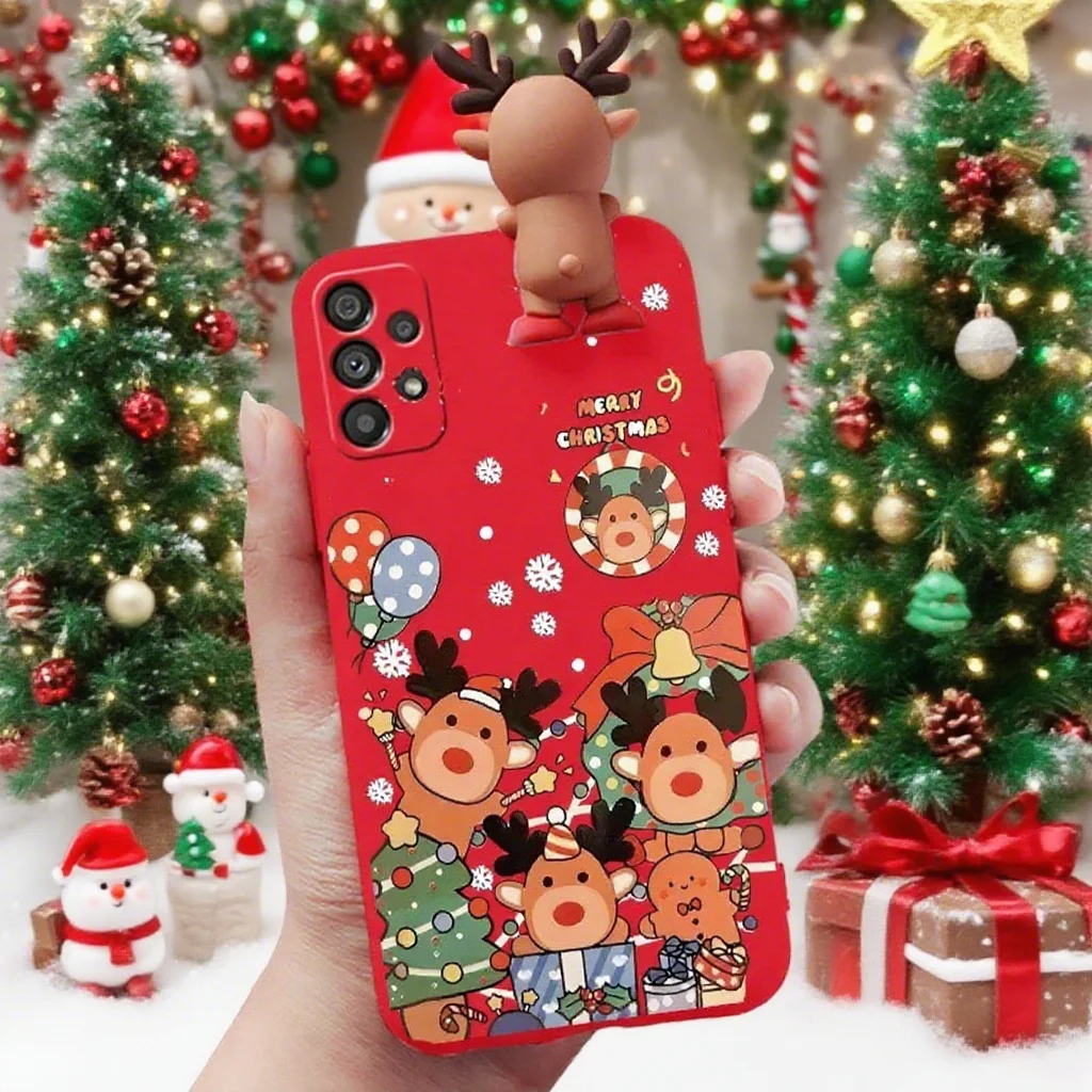 

Чехол Reindeer Santa Christmas Bear 3D для Honor X9A 5G 90 Smart X8A X7A X8 Magic 7 6 5 Lite 70 Lite X7 4G 9X 50 20 Чехол со снеговиком