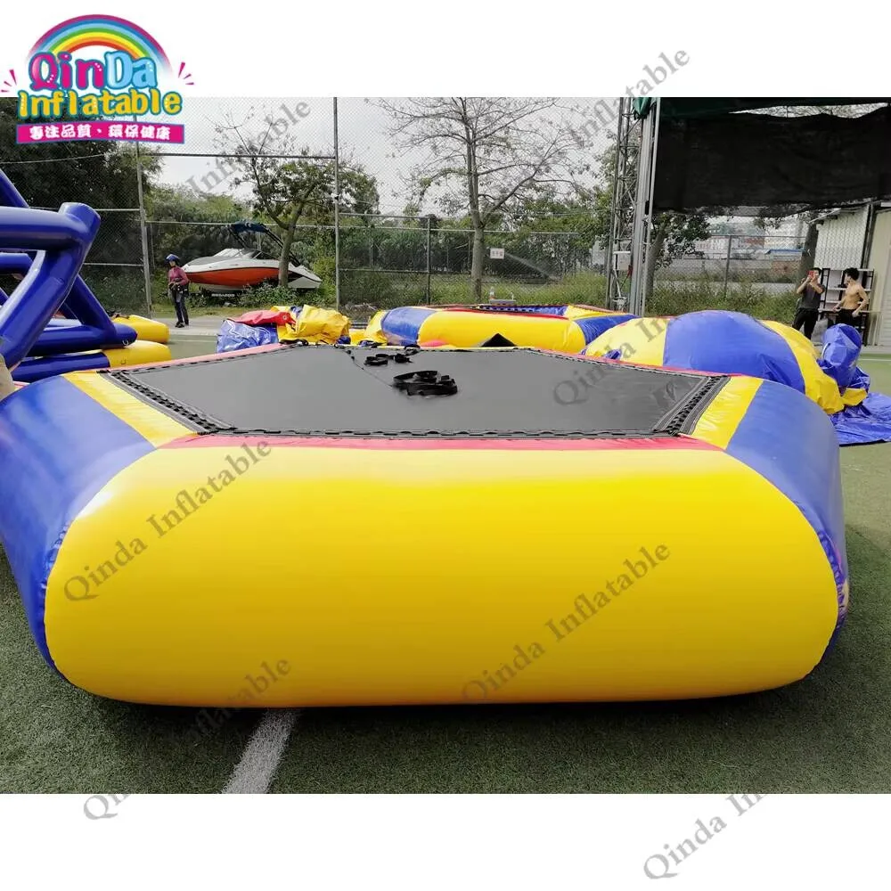 

er Park Equipment Jumping Games 5m Diameter Inflatable Water Trampoline With Air Pump