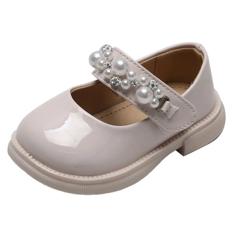 Girl Baby Princess Shoes Spring Autumn Children\'s Single Leather Shoes 0-1-3 Years Old  Soft Sole Anti slip Baby Shoes