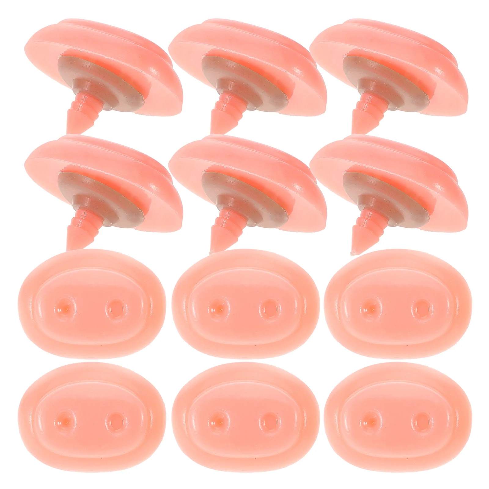 30Sets Pig Nose Accessories for DIY Animal Craft Projects Easy Replaceable Lightweight Design for Creative Play Replacement Kit