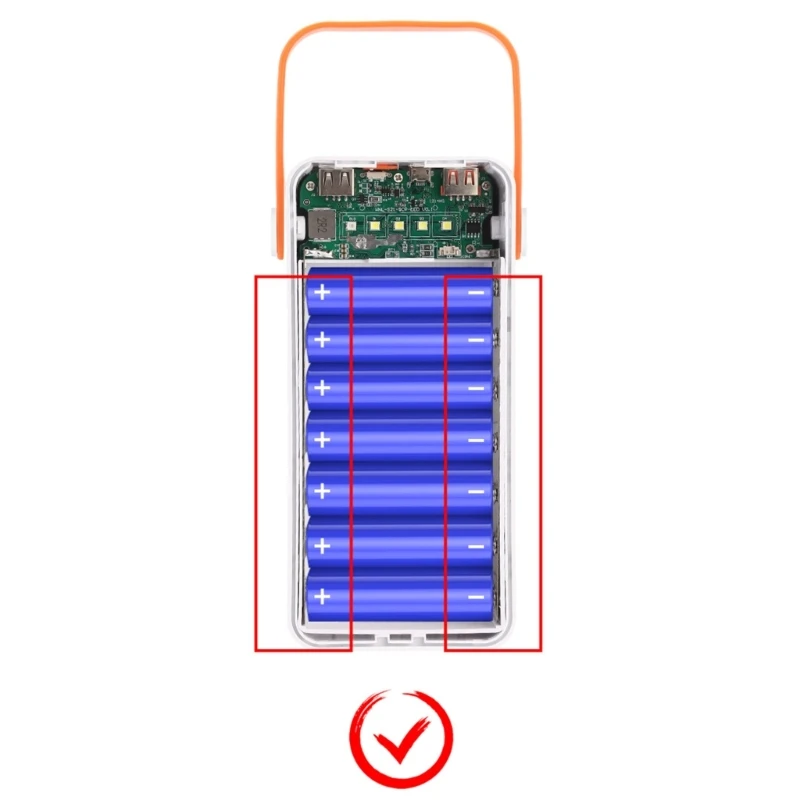 22.5W急速充電器ボックス,28x 18650,外部バッテリー,携帯電話用USB充電器,急速充電,qc 3.0,pd,diy shell 18650,ホルダー