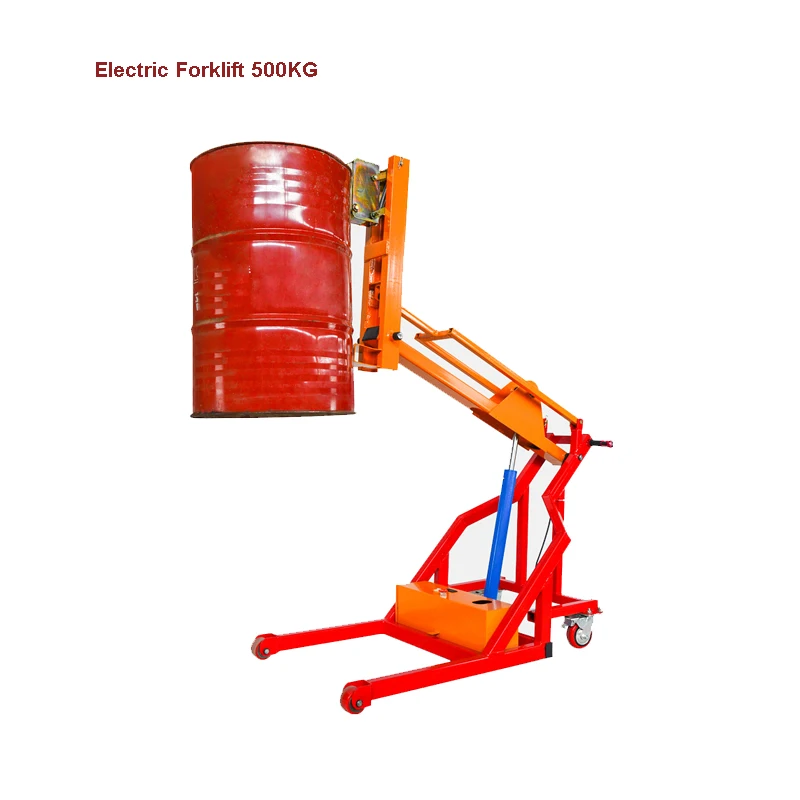 

Electric Forklift Truck Automatic Loading And Unloading Cargo Artifact Oil Drum Handling Truck Portable Small Climbing Stacking