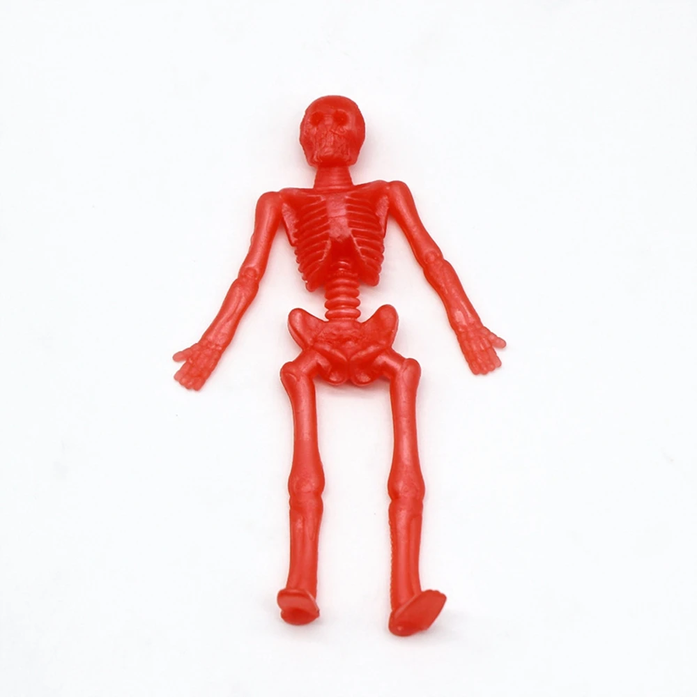 Wedding 24/48pcs Pinata Fillers Skull Bag Model Party Favors Halloween Stretchy Skeletons