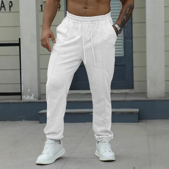 

2025 European and American Autumn and Winter Thickened Hoodies for Men Loose Casual Sports Trousers