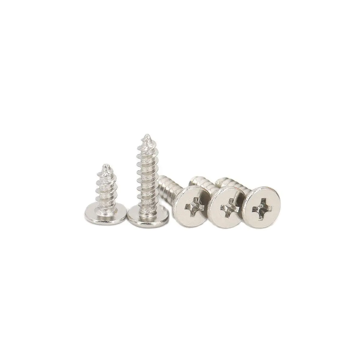 M1.2 M1.4 M3 M4 CA Nickel Plated Steel мини саморезы Phillip Cross Recessed Thin Head Self Tapping Screw