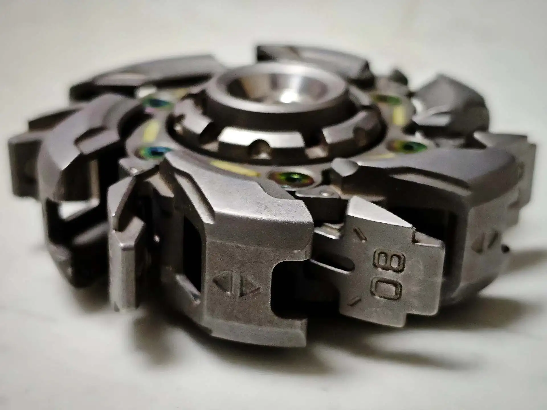 Used EDC Grumpy 08 Open Armor EDC Fingertip Gyro Sprocket Fidget Spinner