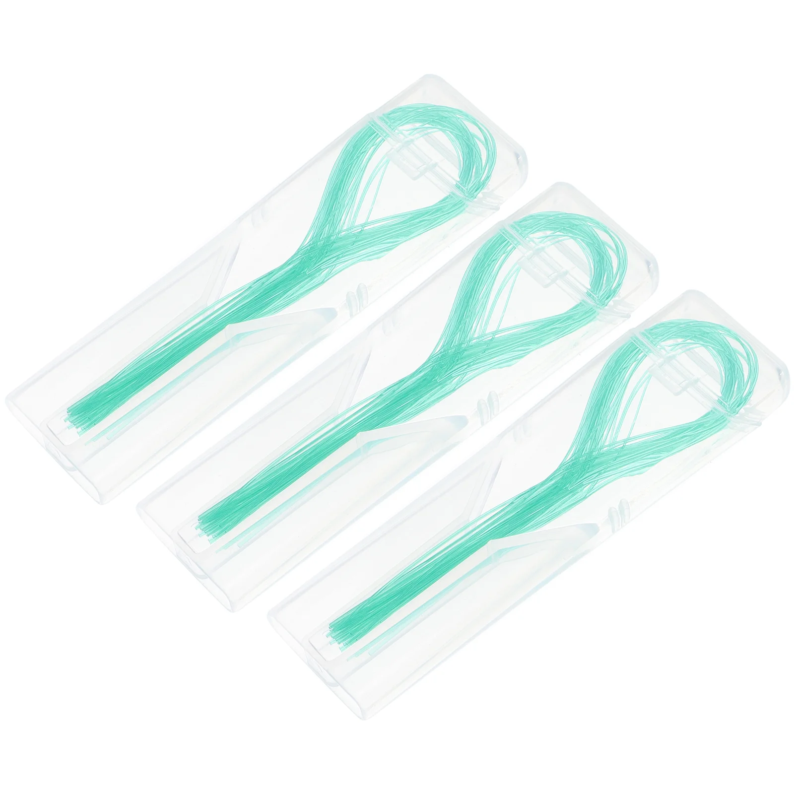 

2 Boxes Dental Floss Threading Teeth Cleaning Threaders Orthodontics Nylon Professional Supplies