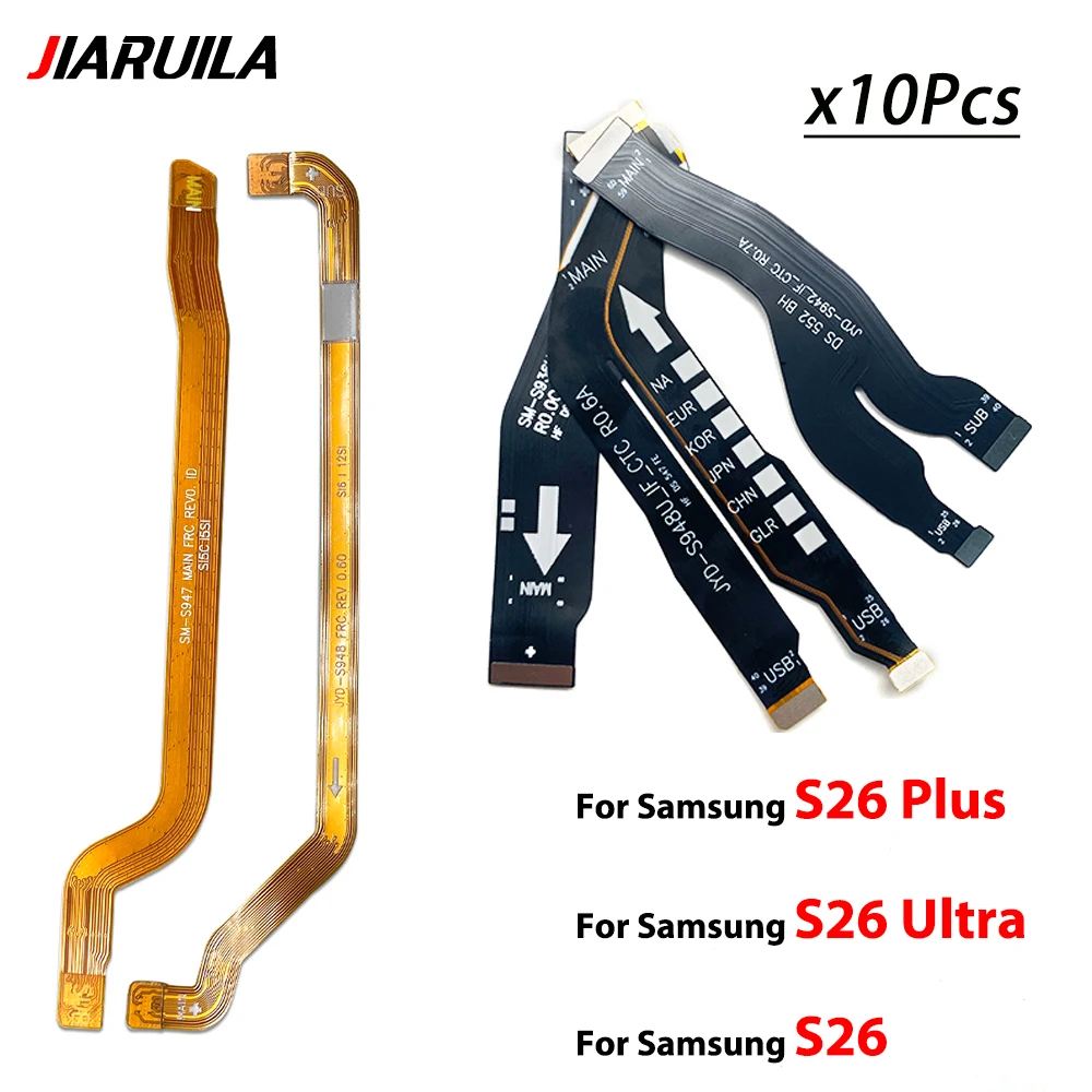 10Pcs, Motherboard For Samsung S26 S942B S26Plus S947B S26Ultra S948B Wi-Fi Signal Antenna USB Dock Main Motherboard Flex Cable