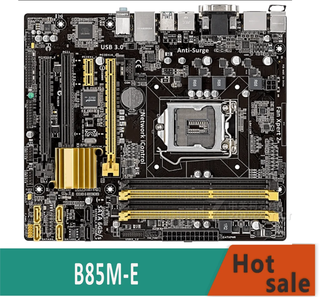 B85M-E Motherboard Micro ATX B85M-E Systemboard LGA 1150 B85M DDR3 B85 32GB Desktop Mainboard USB 3.0