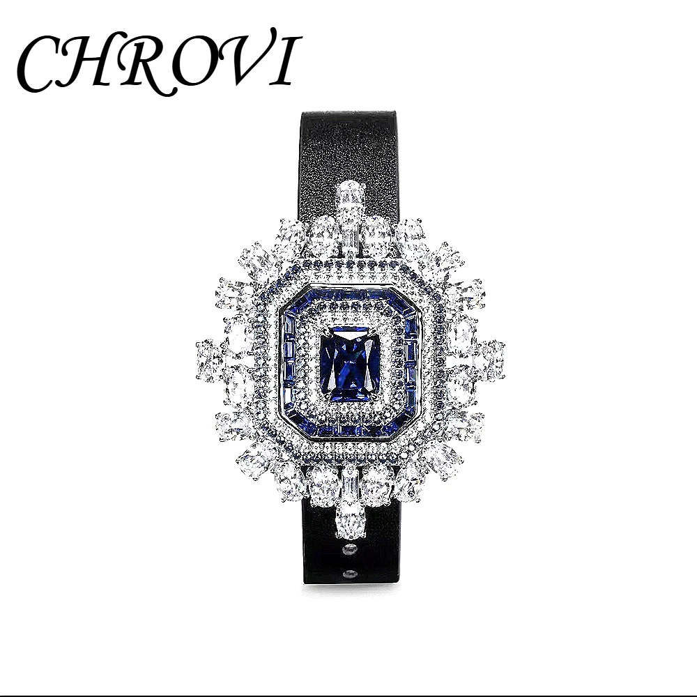 Luxurious 925 sterling silver designed blue sapphire necklace; Masterfully crafted blue diamond wristband bracelet