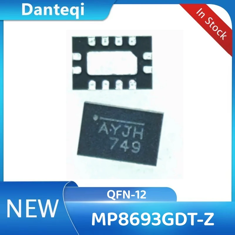 10PCS/LOT MP8693GDT-Z MP8693G MP8693GDT MP8693 AYJ* Chipset QFN-12