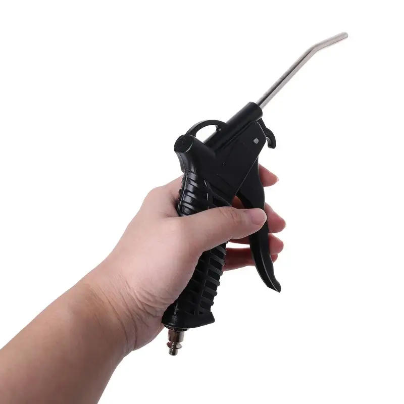 1 pcs Air Duster  Black Air Blow Dust  Pneumatic Wind Blowing  Set with EU Connector + PU Hose