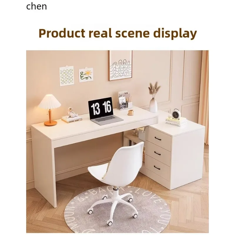 YFY  Dressing Table Integrated Convertible Writing Home Makeup Table of Drawers Two-in-One